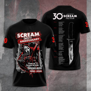 Scream 30th Anniversary 3D Apparel - GNE5460