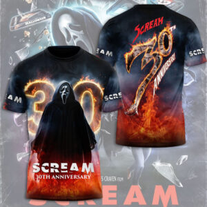 Scream 30th Anniversary 2026 3D Apparel - TMTHU4378