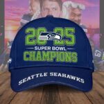 Seattle Seahawks 2025 Super Bowl LX Champions Classic Cap – TMTHU4156