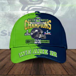 Seattle Seahawks 2025 Super Bowl LX Champions Classic Cap - HOATT16455