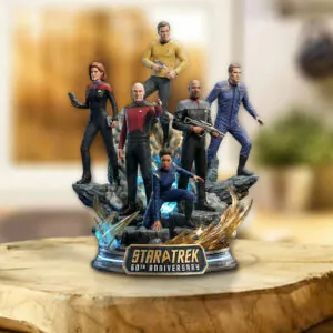 Star Trek 60th Anniversary 2026 Custom Shape Acrylic Plaque - TMTHU4681