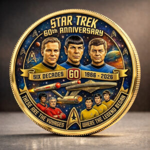 Star Trek 60th Anniversary 2026 Commemorative Coin - TMTHU4635