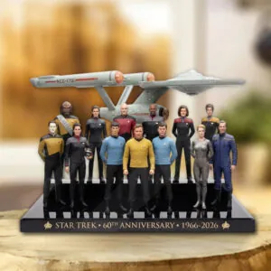 Star Trek 60th Anniversary 2026 Custom Shape Acrylic Plaque - TMTHU4588