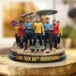 Star Trek 60th Anniversary 2026 Custom Shape Acrylic Plaque – TMTHU4712