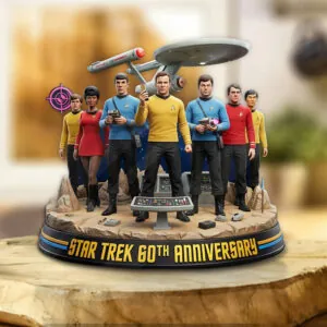 Star Trek 60th Anniversary 2026 Custom Shape Acrylic Plaque - TMTHU4712