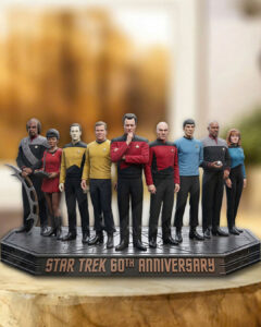 Star Trek 60th Anniversary 2026 Custom Shape Acrylic Plaque - TMTHU4715