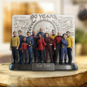 Star Trek 60th Anniversary 2026 Custom Shape Acrylic Plaque - TMTHU4743