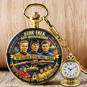 Star Trek 60th Anniversary 2026 Pocket Watch - TMTHU4661