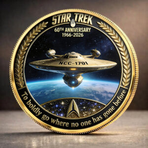 Star Trek 60th Anniversary Commemorative Coin - MAITM15159