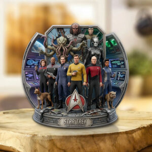 Star Trek 60th Anniversary Custom Shape Acrylic Plaque - TMTHU4546