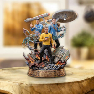 Star Trek 60th Anniversary Custom Shape Acrylic Plaque - TMTHU4683