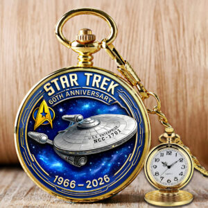 Star Trek 60th Anniversary Pocket Watch - HOATT16533