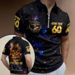 Star Trek 60th Anniversary Zip Polo Shirt – HOATT16408