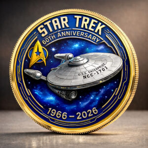 Star Trek 60th Anniversary Commemorative Coin - HOATT16998