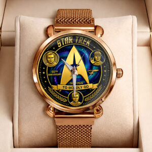 Star Trek 60th Anniversary Mesh Strap Quartz Watch - HOATT16531