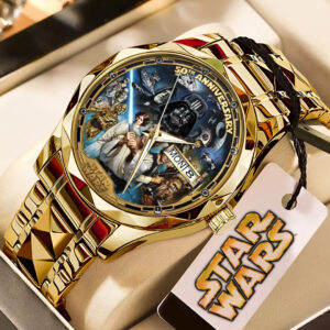 Star Wars 50th Anniversary Alloy Luxury Quartz Watch - TMTHU4610