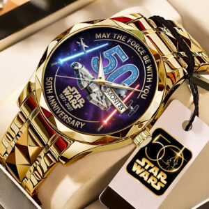 Star Wars 50th Anniversary Alloy Luxury Quartz Watch - TMTHU4340