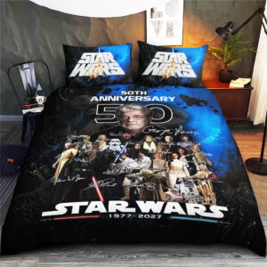 Star Wars 50th Anniversary 3-Piece Duvet Bedding Set - TMTHU4512