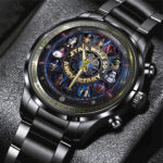 Star Wars 50th Anniversary Black Stainless Steel Watch – TMTHU4190