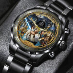 Star Wars 50th Anniversary Black Stainless Steel Watch – TMTHU4611