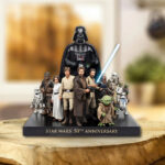 Star Wars 50th Anniversary Custom Shape Acrylic Plaque – TMTHU4587