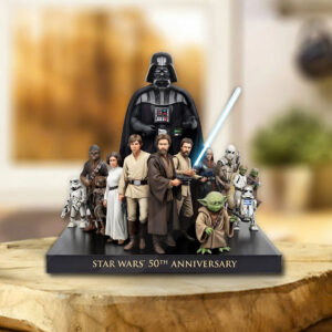 Star Wars 50th Anniversary Custom Shape Acrylic Plaque - TMTHU4587