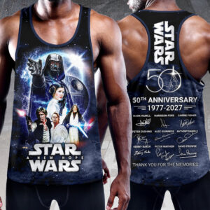 Star Wars 50th Anniversary Y-Back Muscle Tank Top - HOATT16404