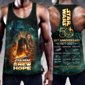 Star Wars 50th Anniversary Y-Back Muscle Tank Top - HOATT16405