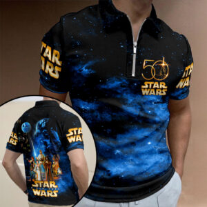 Star Wars 50th Anniversary Zip Polo Shirt - HOATT16581