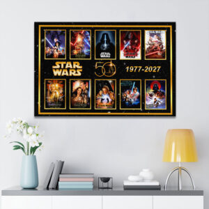 Star Wars 50th Anniversary Rectangle Canvas With Inner Frame - HOATT16454