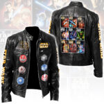 Star Wars 50th Anniversary Motorcycle Leather Jacket – HOATT16456