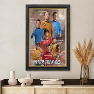 Star Trek 60th Anniversary Rectangle Canvas With Inner Frame - HOATT16418