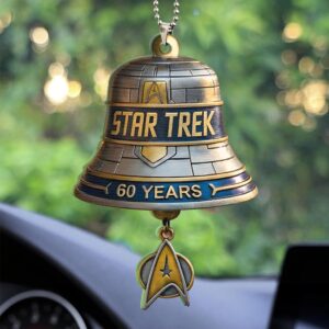 Star Trek 60th Anniversary Custom shape 2-sided Acrylic Car Ornament - HOATT16436