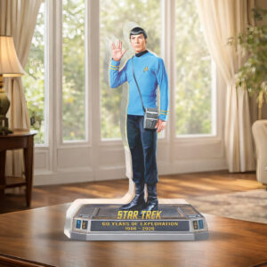 Star Trek 60th Anniversary Custom Shape Acrylic Plaque - HOATT16535