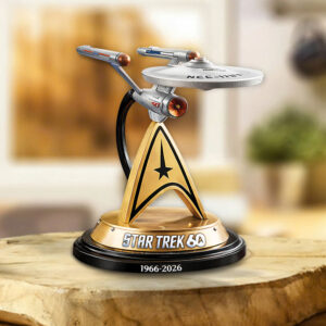 Star Trek 60th Anniversary Custom Shape Acrylic Plaque – MAITM15116