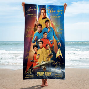 Star Trek 60th Anniversary Rectangle Beach Towel - TMTHU4133
