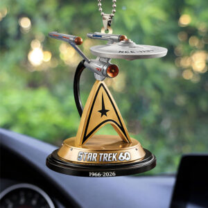 Star Trek 60th Anniversary Custom shape 2-sided Acrylic Car Ornament - MAITM14950
