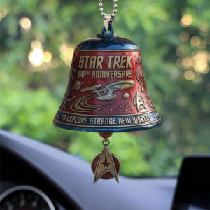 Star Trek 60th Anniversary Custom shape 2-sided Acrylic Car Ornament - TANTN21492