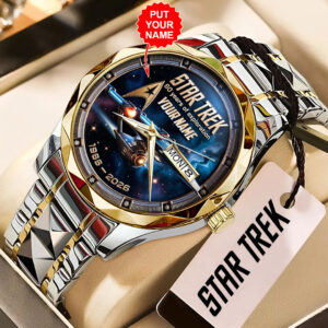 Personalized Star Trek 60th Anniversary Alloy Luxury Quartz Watch - VANDH5042