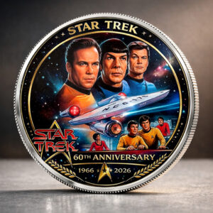 Star Trek 60th Anniversary 2026 Commemorative Coin - TMTHU1322