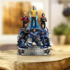 Star Trek 60th Anniversary 2026 Custom Shape Acrylic Plaque – TMTHU4428