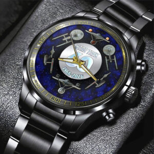 Star Trek 60th Anniversary Black Stainless Steel Watch - MAITM15182