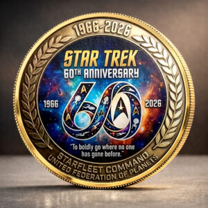 Star Trek 60th Anniversary Commemorative Coin - MAITM15170