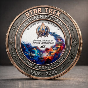 Star Trek 60th Anniversary Commemorative Coin - MAITM15172