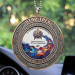 Star Trek 60th Anniversary Custom shape 2-sided Acrylic Car Ornament – MAITM15177