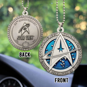 Star Trek 60th Anniversary Custom shape 2-sided Acrylic Car Ornament - MAITM15252