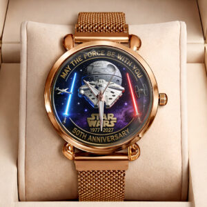 Star Wars 50th Anniversary Mesh Strap Quartz Watch - HOATT16584