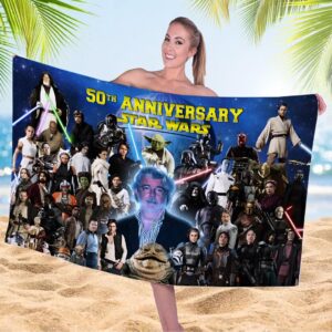 Star Wars 50th Anniversary Rectangle Beach Towel - HOATT16722