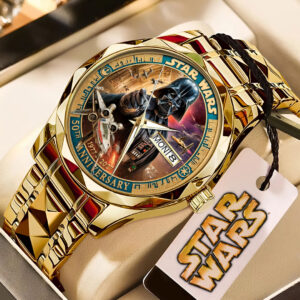 Star Wars 50th Anniversary Alloy Luxury Quartz Watch - TMTHU4303