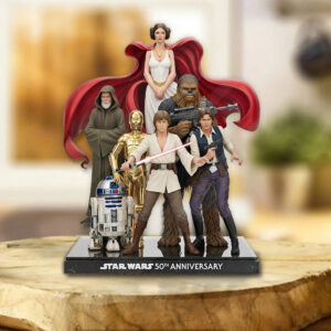 Star Wars 50th Anniversary Custom Shape Acrylic Plaque - TMTHU4182